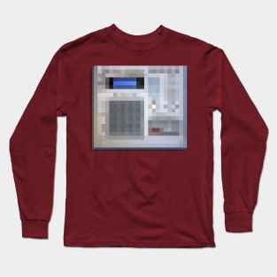 Pixelated MPC 3000 Beat-Maker Tribute Design Long Sleeve T-Shirt